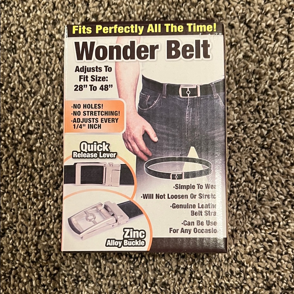 Wonder Belt with Zinc Alloy Buckle